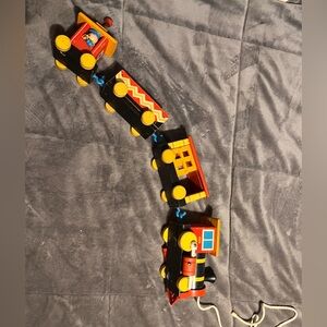 1960s Fisher Price Huffy Puffy wooden train